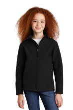 Load image into Gallery viewer, Embroidered Unisex Soft Shell Black Jacket
